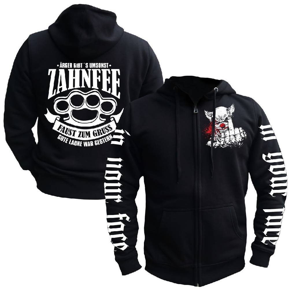 Spass Kostet Männer Kapuzenjacke Zahnfee - Faust zum Gruss