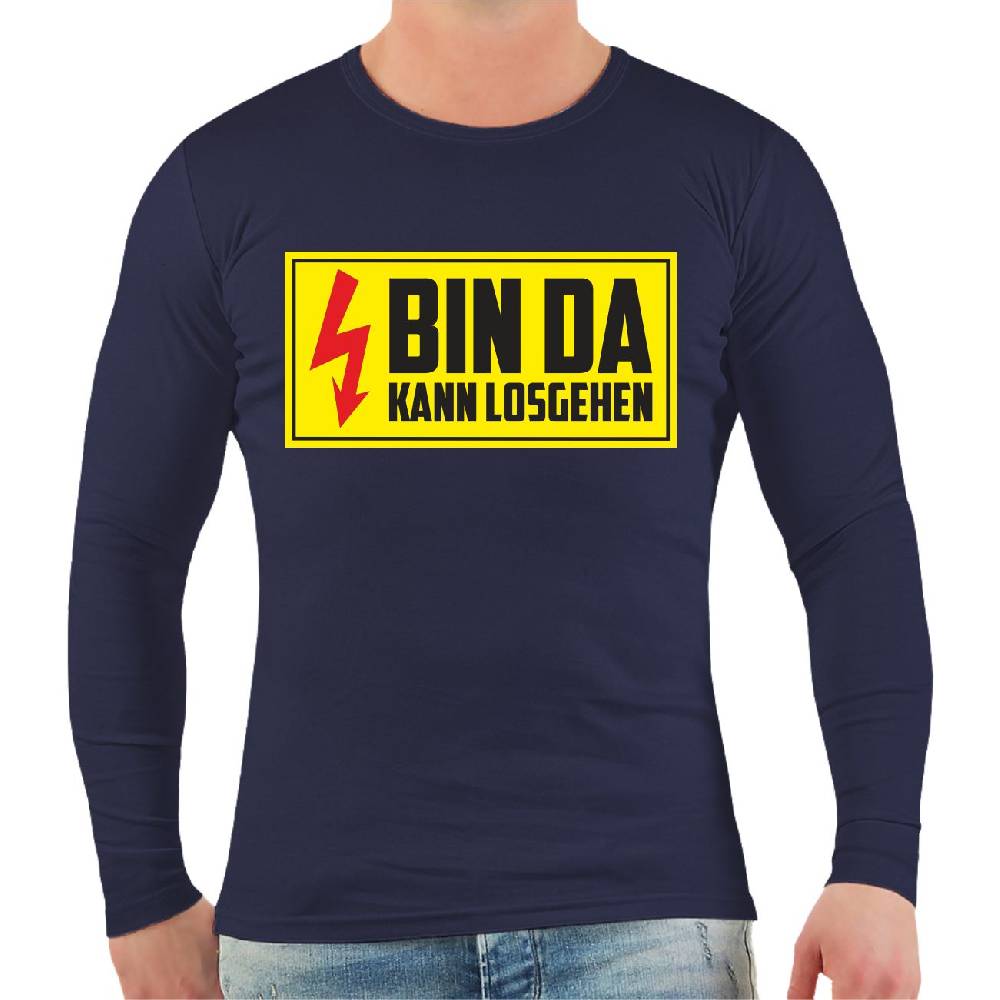 Spass Kostet Männer Longsleeve Bin da kann losgehen