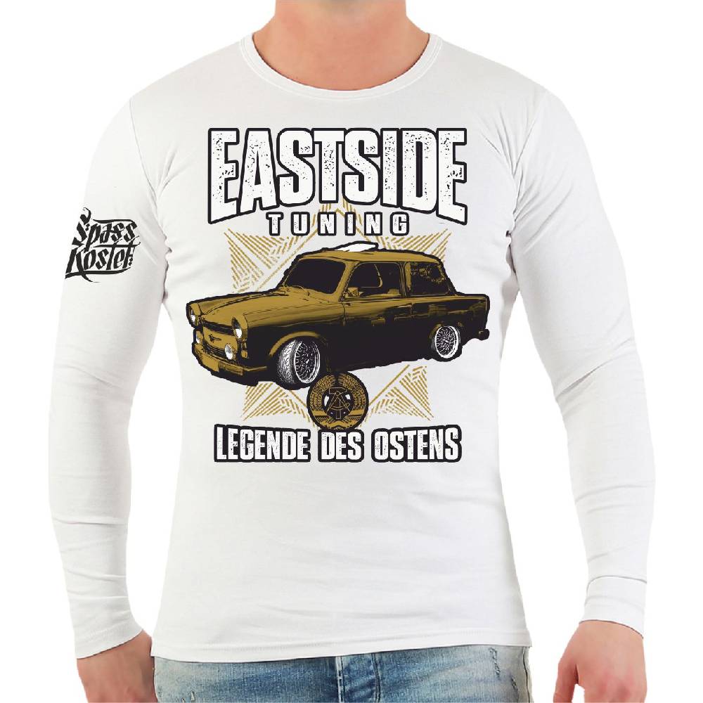 Spass Kostet Männer Longsleeve DDR Eastside Tuning Legende des Ostens