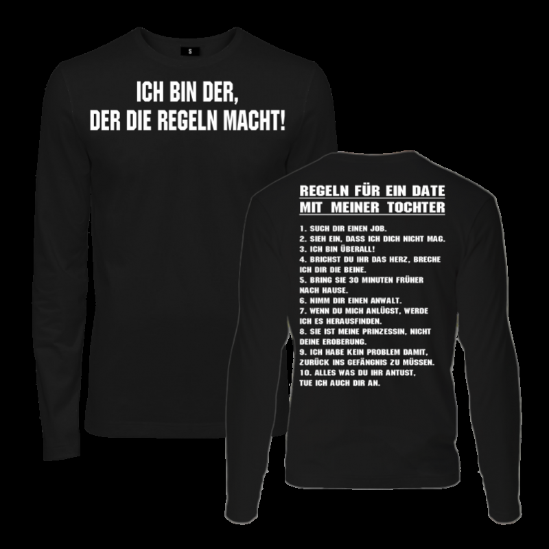 Spass Kostet Männer Longsleeve Ein Date mit meiner Tochter