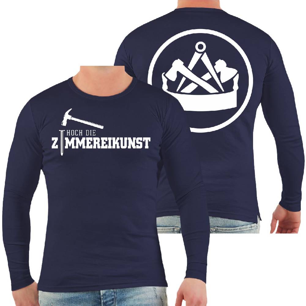 Spass Kostet Männer Longsleeve Hoch die Zimmereikunst
