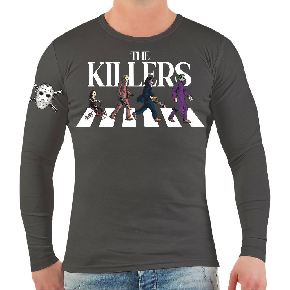 Spass Kostet Männer Longsleeve Horror Movie Killers Pain Psycho Fun