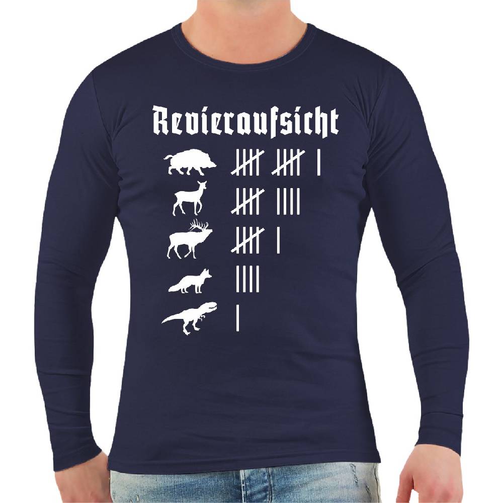 Spass Kostet Männer Longsleeve Jäger Revieraufsicht Abschüsse