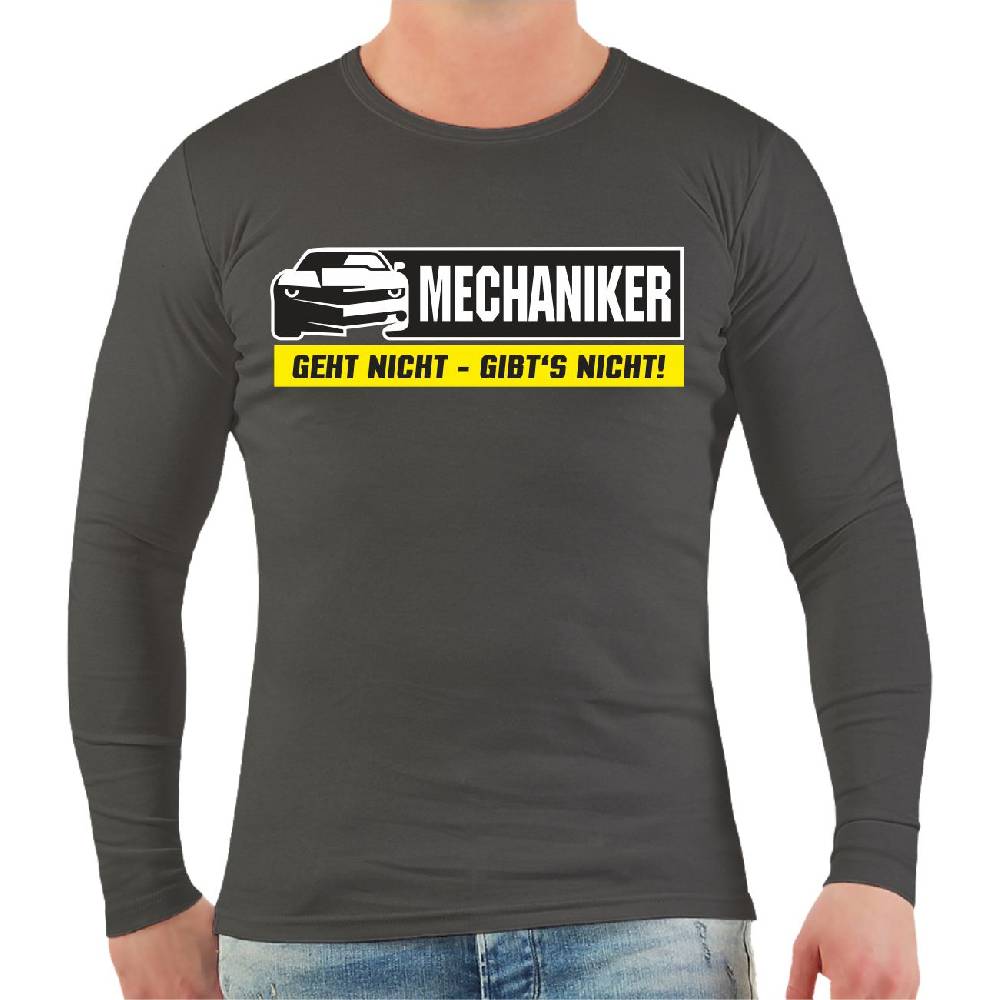 Spass Kostet Männer Longsleeve Mechaniker Geht nicht gibts nicht