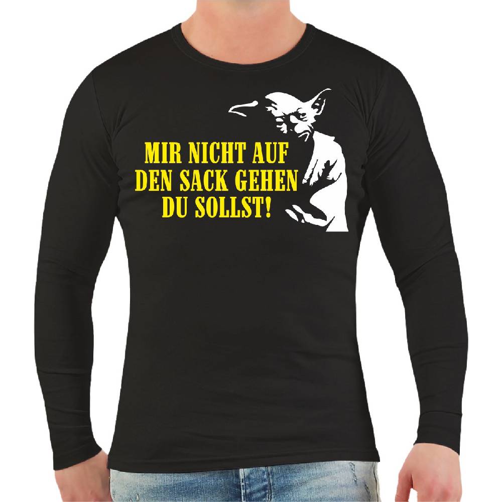 Spass Kostet Männer Longsleeve Mir nicht auf den Sack gehen du sollst