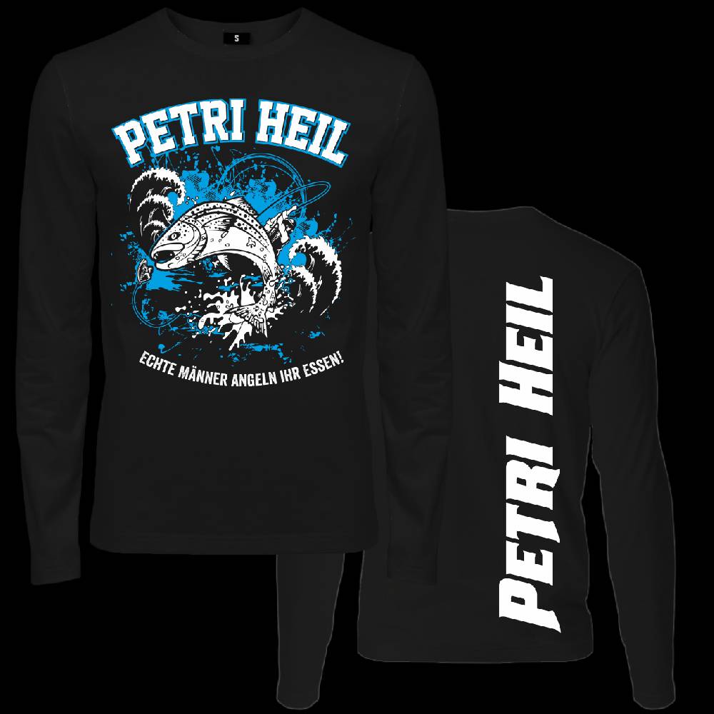 Spass Kostet Männer Longsleeve Petri Heil Echte Männer