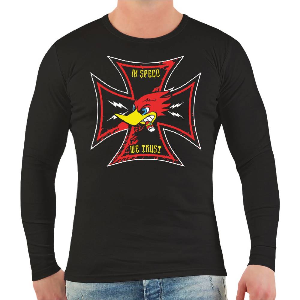 Spass Kostet Männer Longsleeve Racing Team In Speed we trust