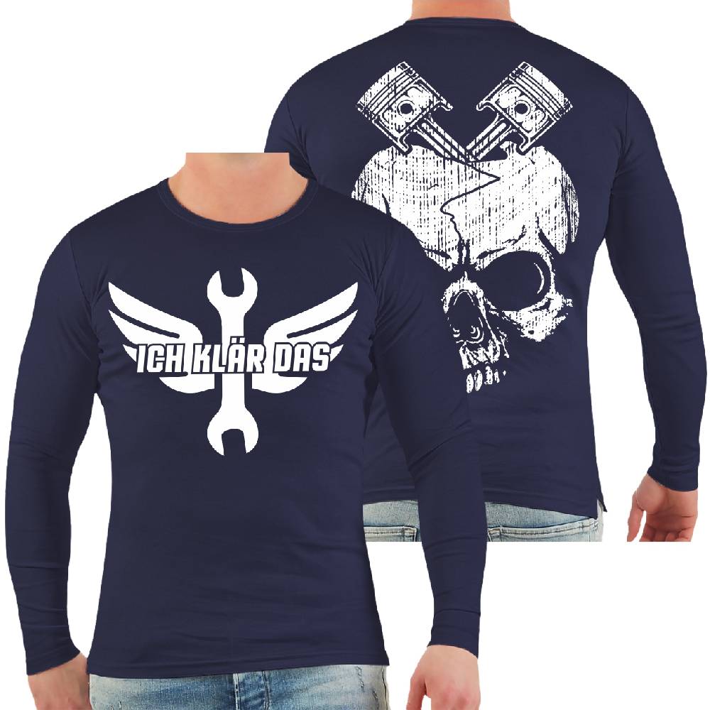 Spass Kostet Männer Longsleeve Schrauber Ich klär das