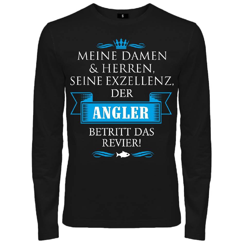 Spass Kostet Männer Longsleeve Seine Exzellenz DER ANGLER