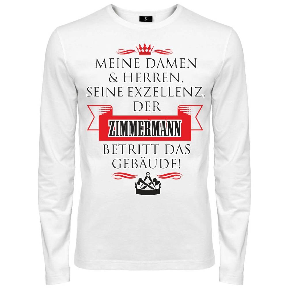 Spass Kostet Männer Longsleeve Seine Exzellenz DER ZIMMERMANN