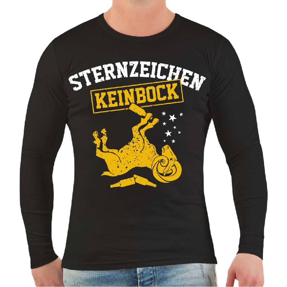 Spass Kostet Männer Longsleeve Sternzeichen KEINBOCK