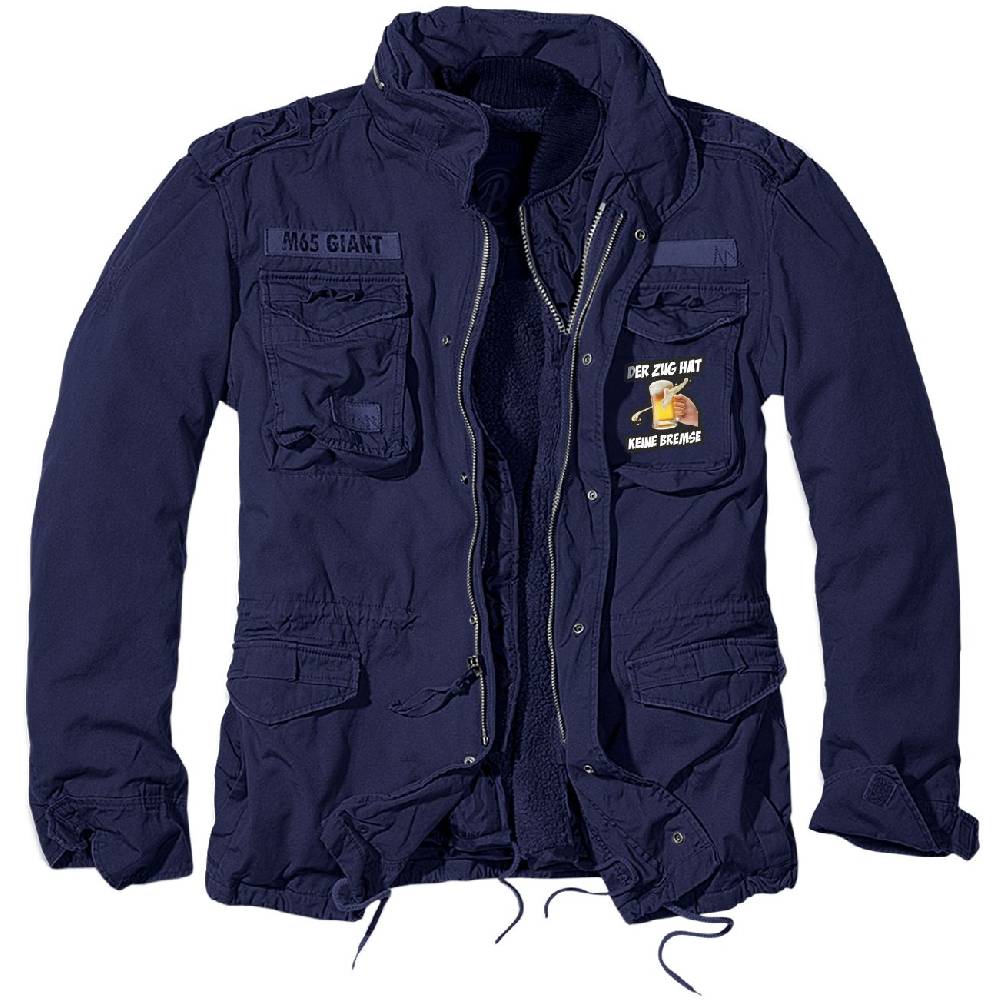 Spass Kostet Männer M65-Giant Jacke Der Zug hat keine Bremse