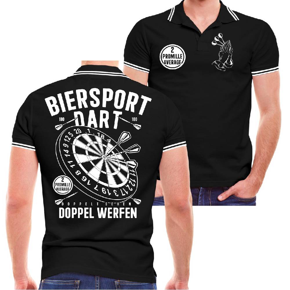 Spass Kostet Männer POLO DART Biersport DOPPEL WERFEN mit 2 Promille Average