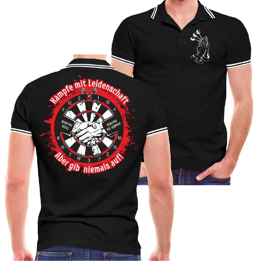 Spass Kostet Männer POLO DART Kämpfe mit Leidenschaft Aber gib niemals auf