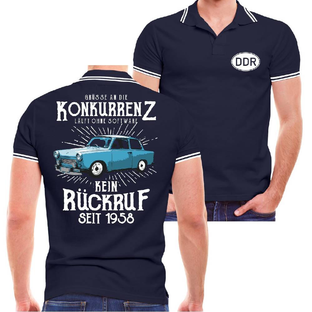 Spass Kostet Männer POLO DDR Grüße an die Konkurrenz KEIN RÜCKRUF