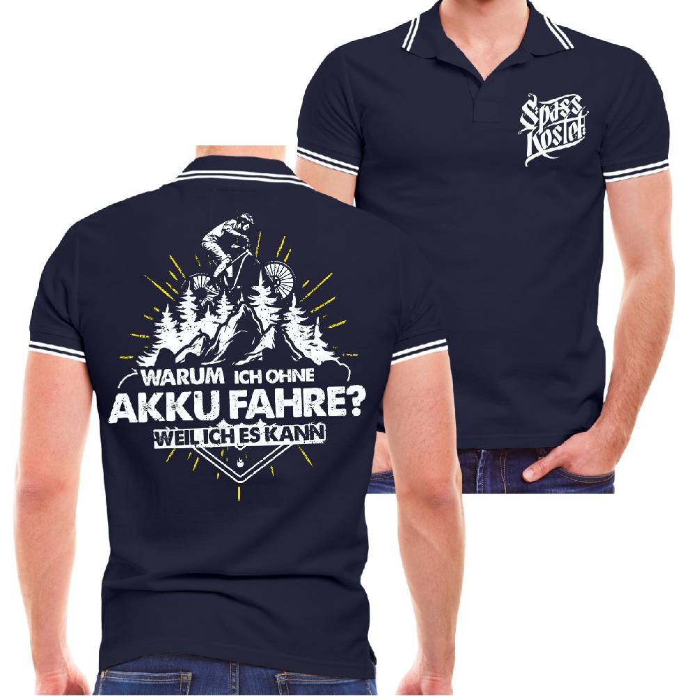 Spass Kostet Männer POLO Fahrrad Bike Ohne Akku weil ich es kann