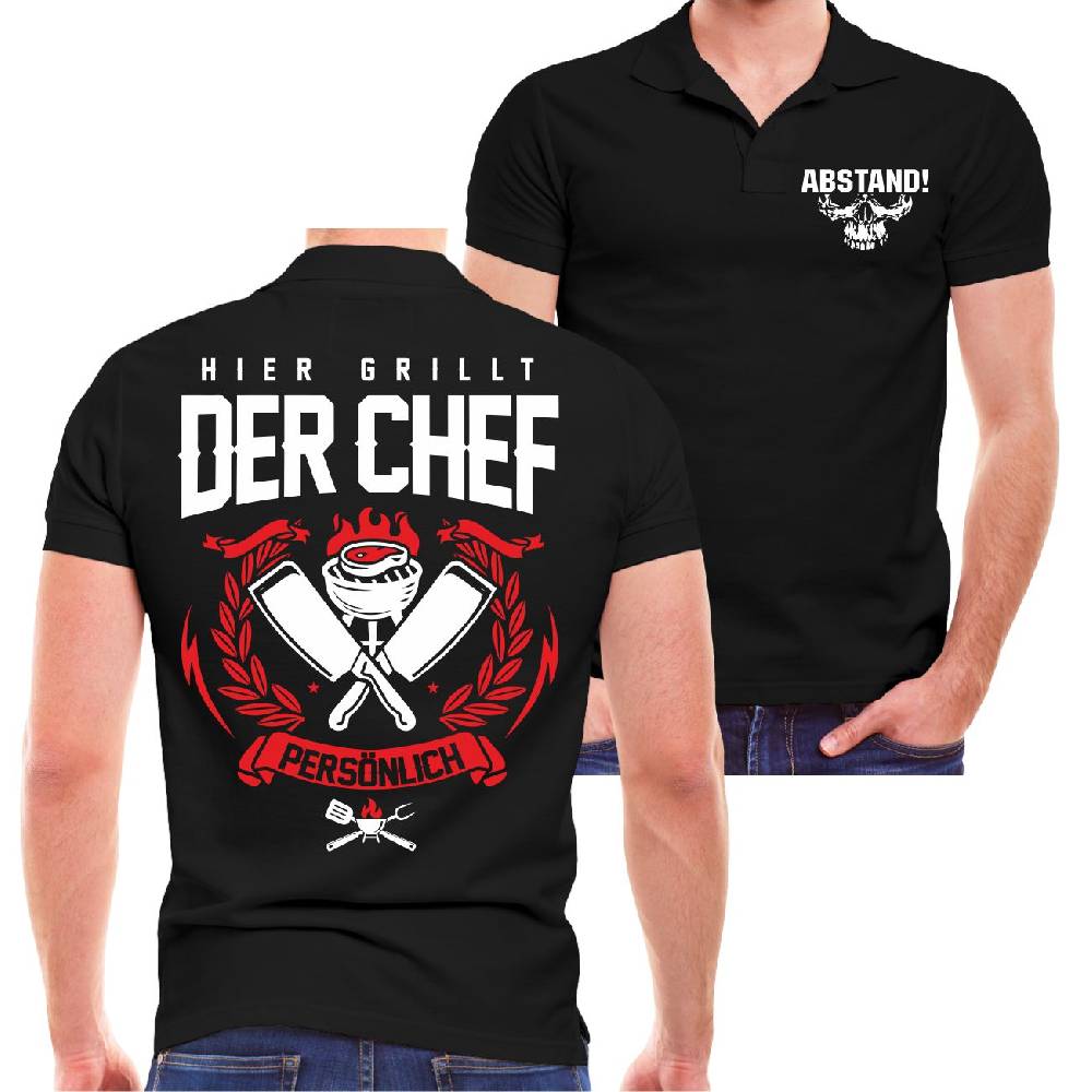 Spass Kostet Männer POLO Hier grillt der CHEF persönlich