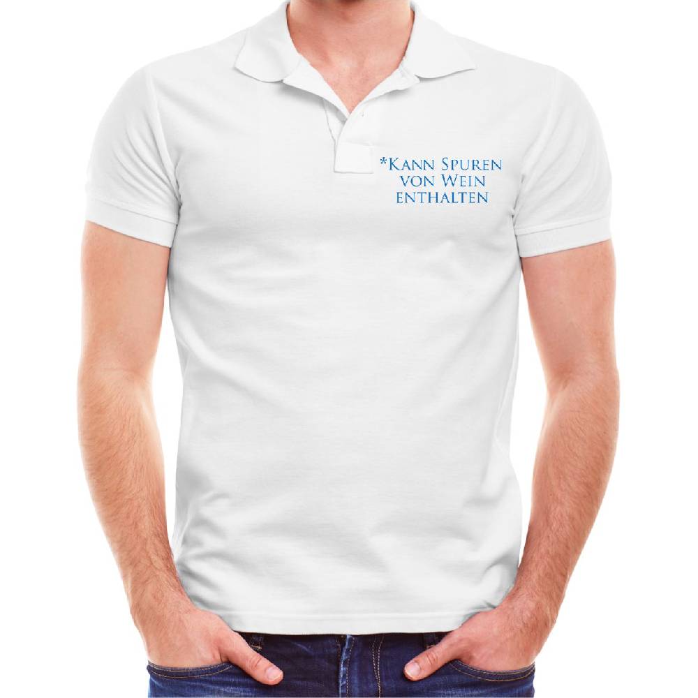 Spass Kostet Männer POLO Kann Spuren von Wein enthalten