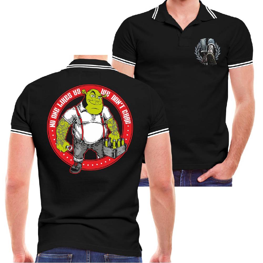 Spass Kostet Männer POLO Oi skin punk No one like us we dont care