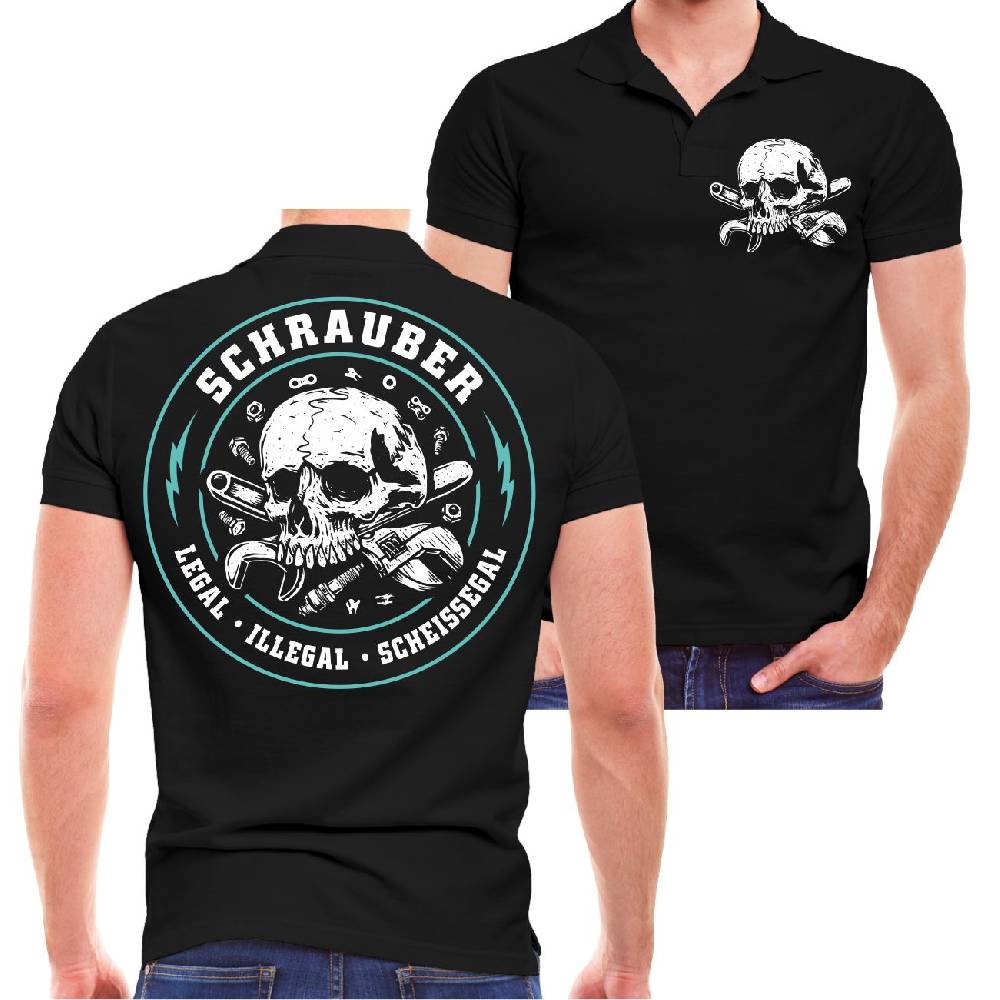 Spass Kostet Männer POLO Schrauber - legal illegal scheissegal