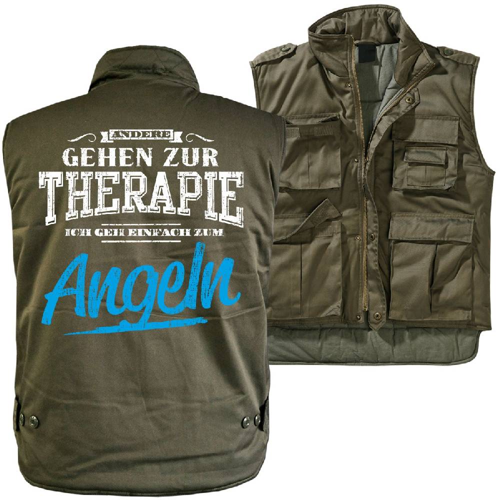 Spass Kostet Männer Ranger Weste mit Futter Andere gehen zur Therapie ICH ANGELN