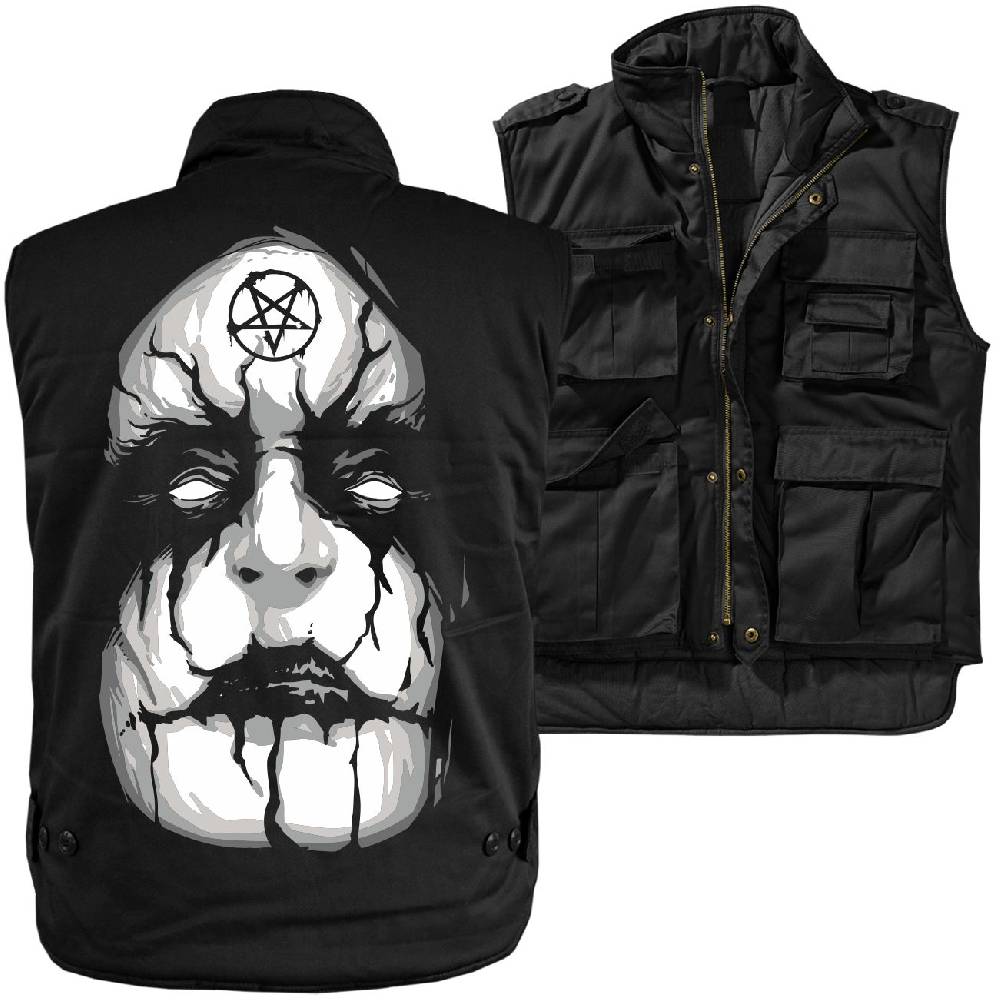 Spass Kostet Männer Ranger Weste mit Futter Corpsepaint 666