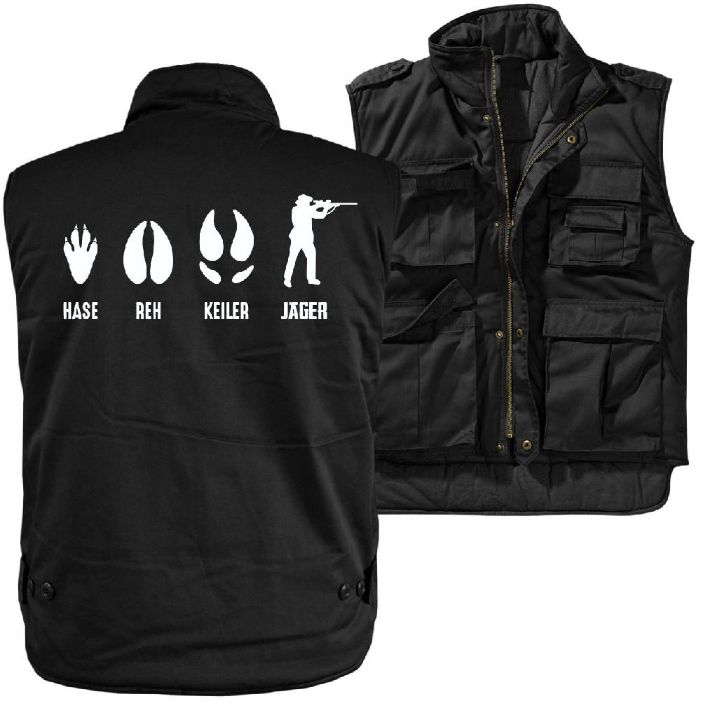 Spass Kostet Männer Ranger Weste mit Futter Evolution Hase Reh Keiler JÄGER