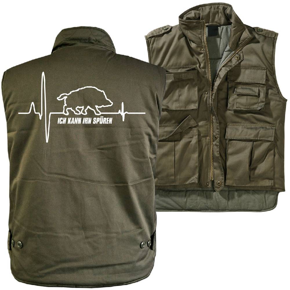 Spass Kostet Männer Ranger Weste mit Futter Keiler Herzschlag