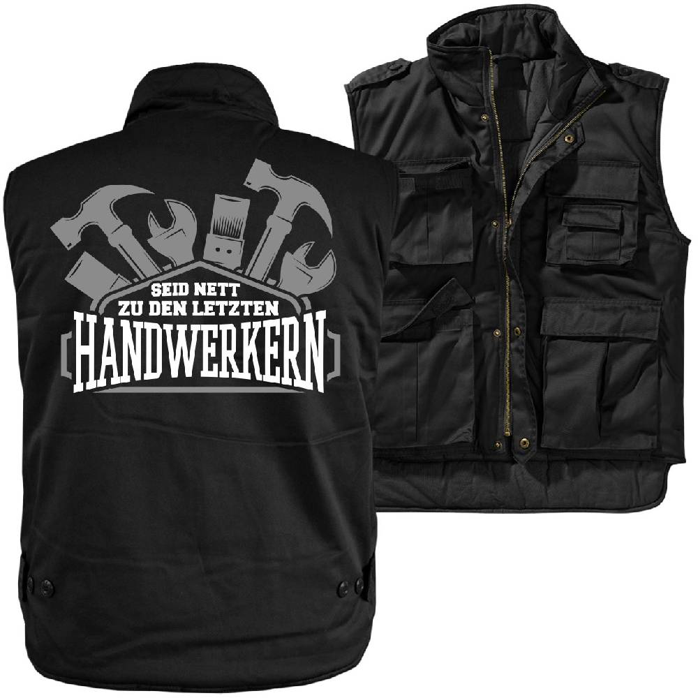 Spass Kostet Männer Ranger Weste mit Futter Seid nett zu den letzten Handwerkern