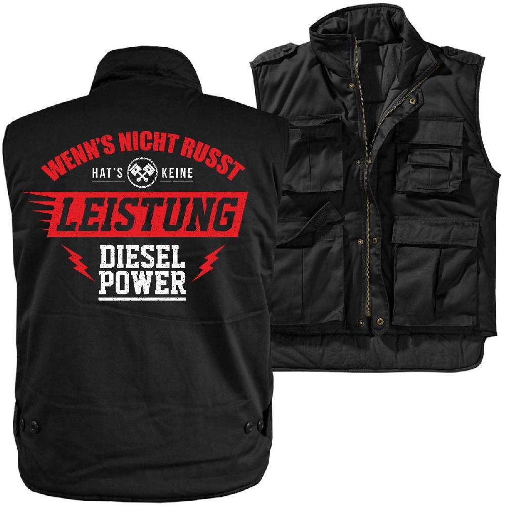 Spass Kostet Männer Ranger Weste Mit Futter Wenn's Nicht Russt Hat's Keine Leistung Diesel Power