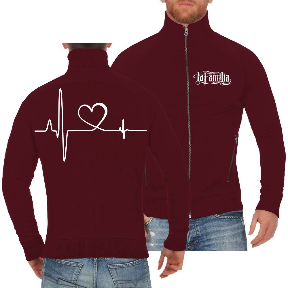 Spass Kostet Männer Sweatjacke Herzschlag Liebe & Hoffnung