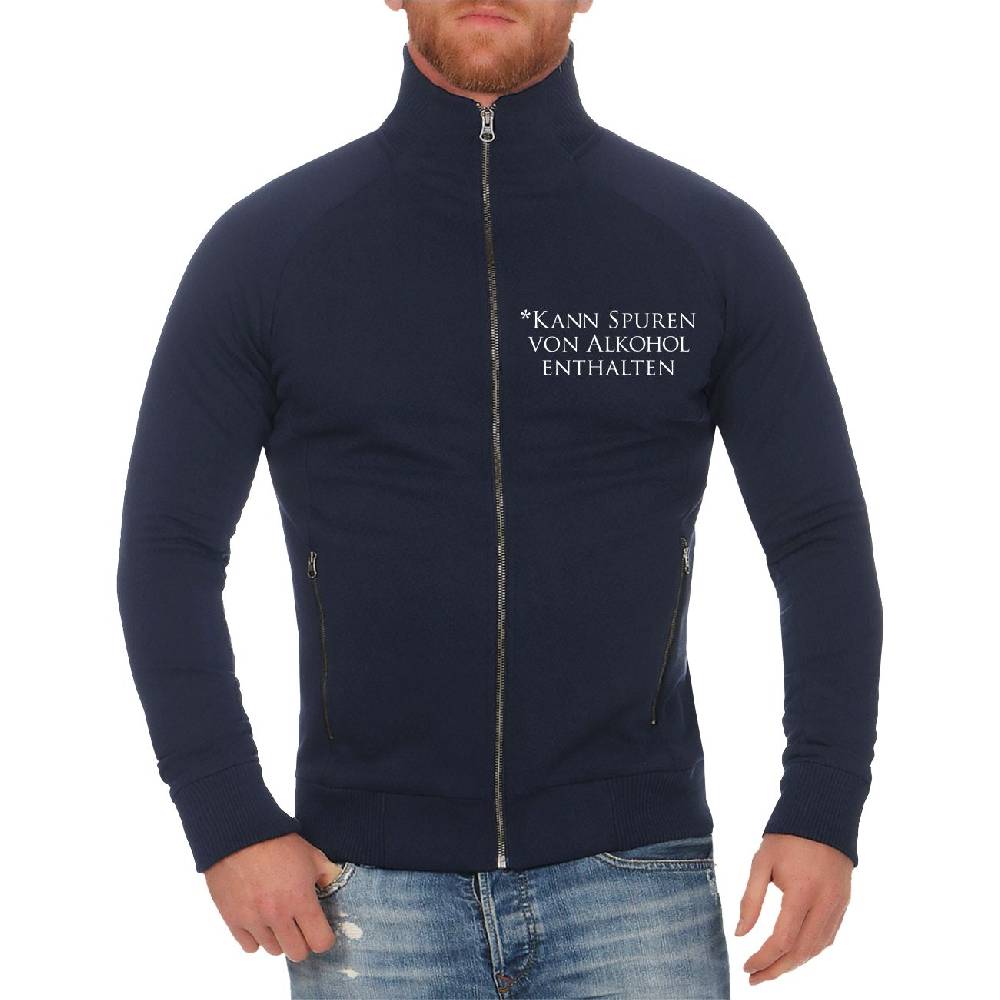 Spass Kostet Männer Sweatjacke Kann Spuren von Alkohol enthalten