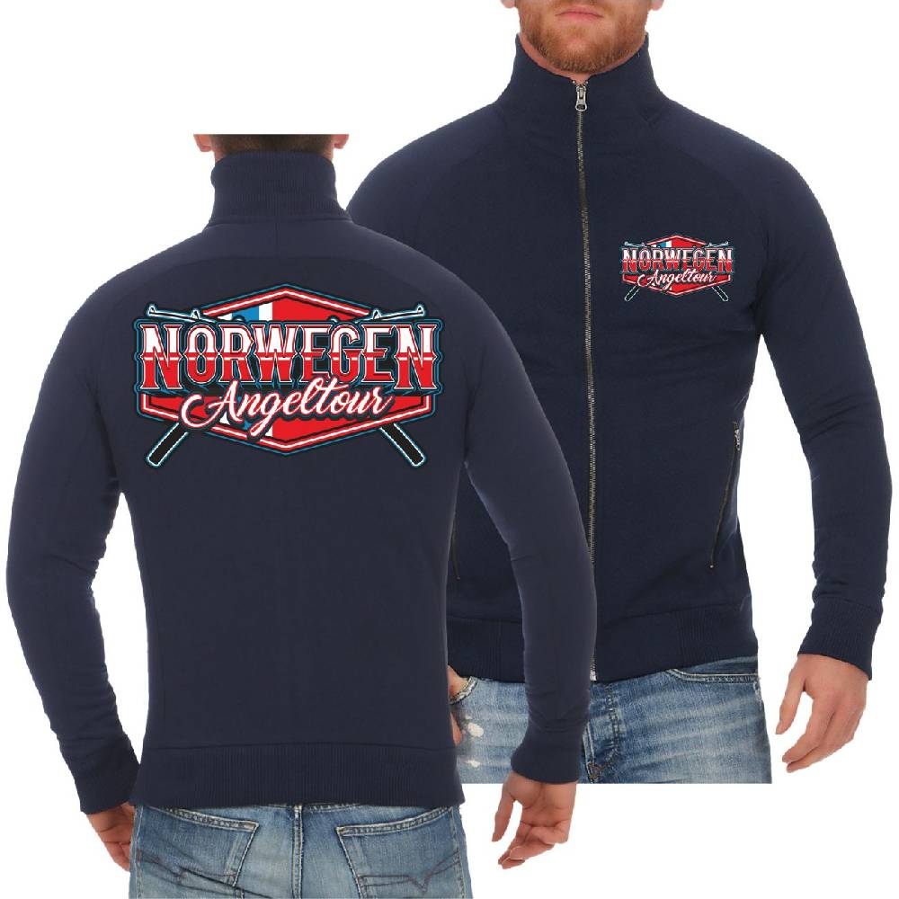 Spass Kostet Männer Sweatjacke Norwegen Angeltour 2024