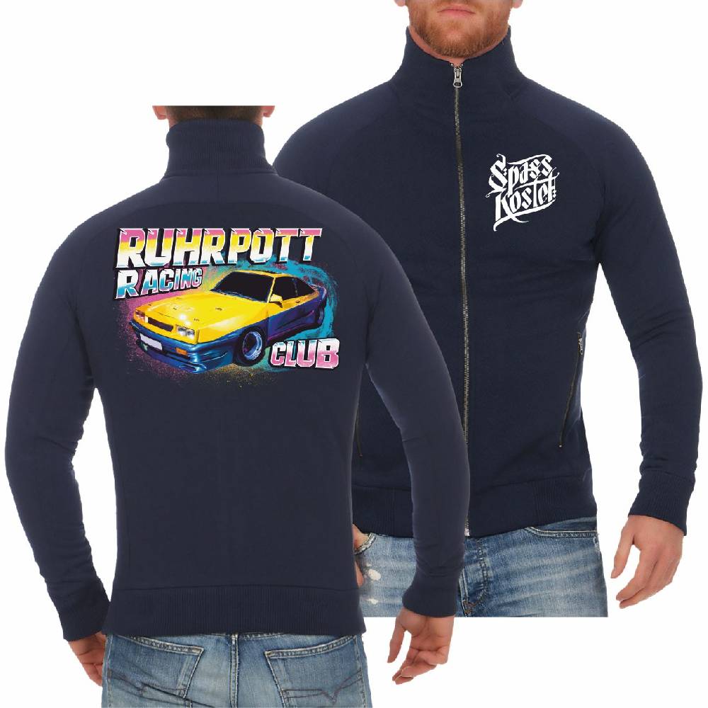 Spass Kostet Männer Sweatjacke Ruhrpott Racing Club