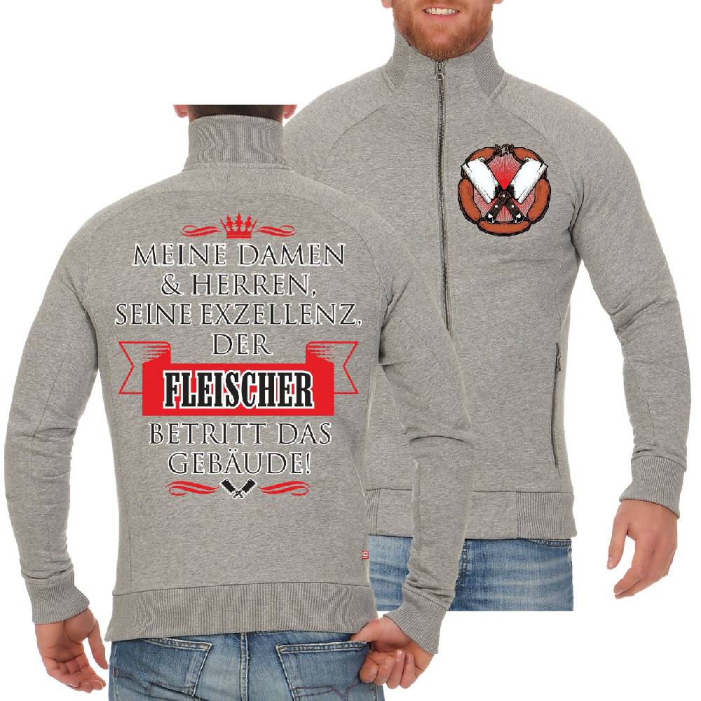 Spass Kostet Männer Sweatjacke Seine Exzellenz DER FLEISCHER
