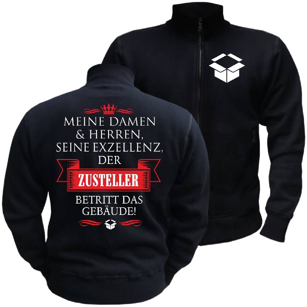 Spass Kostet Männer Sweatjacke Seine Exzellenz DER ZUSTELLER