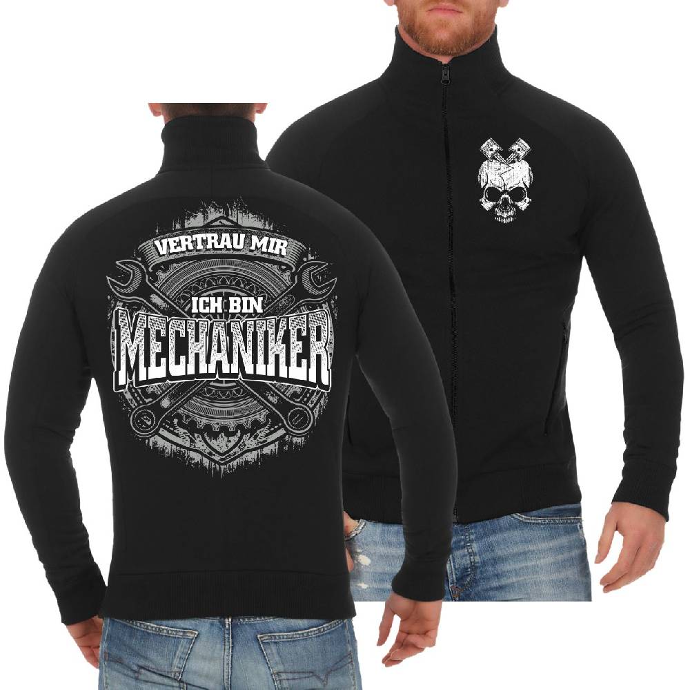 Spass Kostet Männer Sweatjacke Vertrau mir ich bin Mechaniker