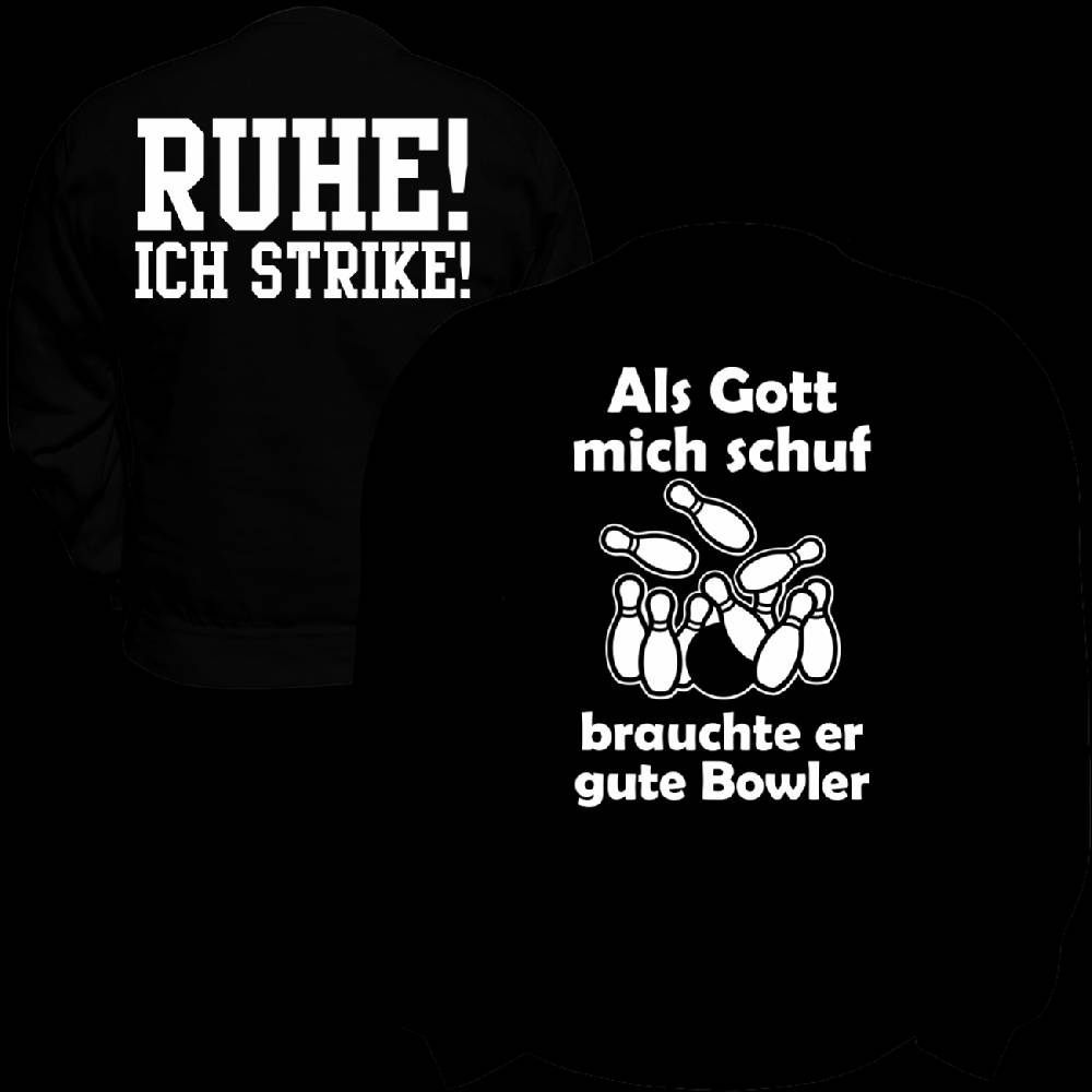 Spass Kostet Männer Sweatshirt Als Gott mich schuf - BOWLER