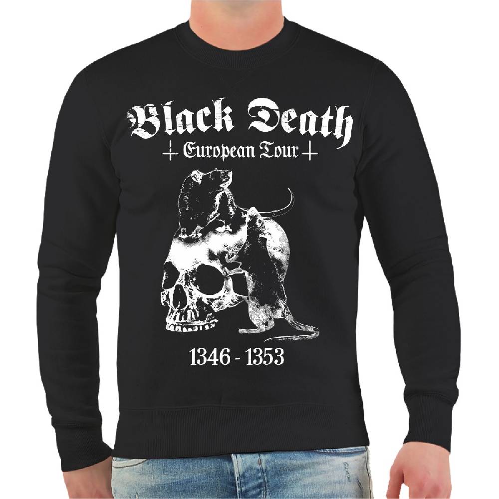 Spass Kostet Männer Sweatshirt Der schwarze Tod DIE PEST Europa Tour