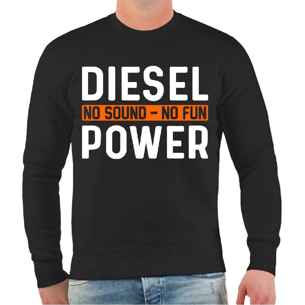 Spass Kostet Männer Sweatshirt Diesel Power No Sound No Fun
