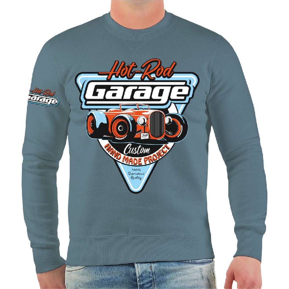 Spass Kostet Männer Sweatshirt Hot rod Garage Handmade Custom