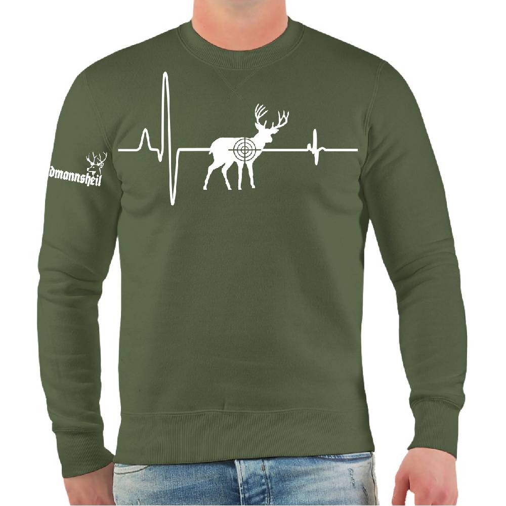 Spass Kostet Männer Sweatshirt Jäger Waidmannsheil im Blut