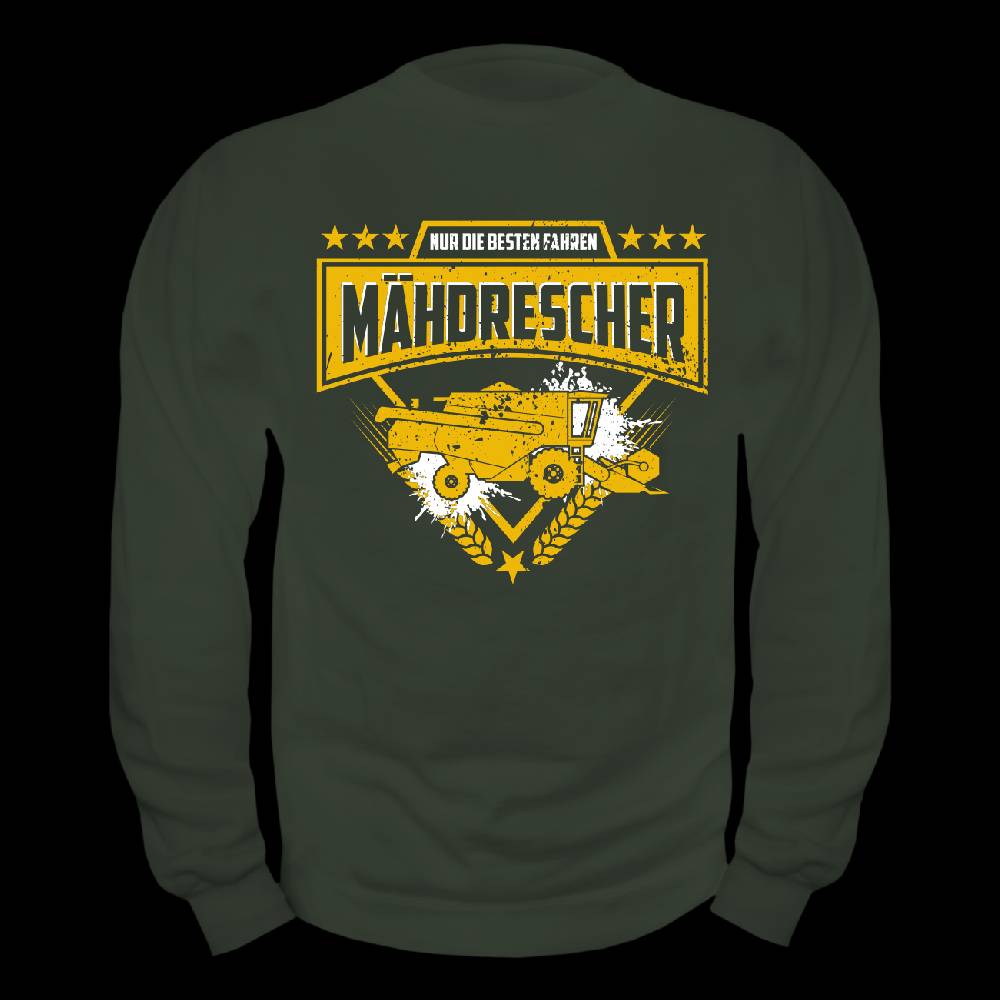Spass Kostet Männer Sweatshirt Nur die Besten fahren MÄHDRESCHER