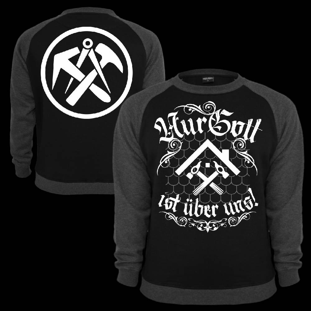 Spass Kostet Männer Sweatshirt Nur Gott ist über uns - DER DACHDECKER