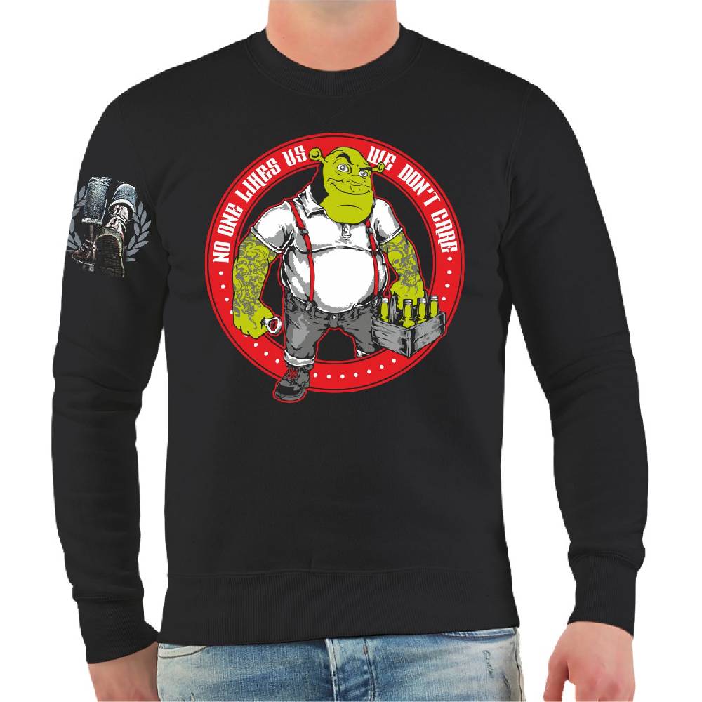 Spass Kostet Männer Sweatshirt Oi skin punk No one like us we dont care