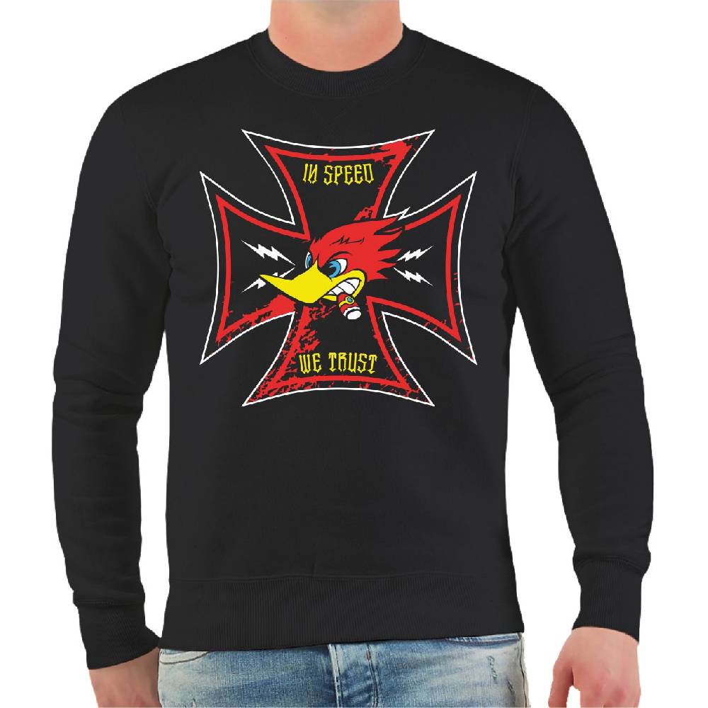 Spass Kostet Männer Sweatshirt Racing Team In Speed we trust