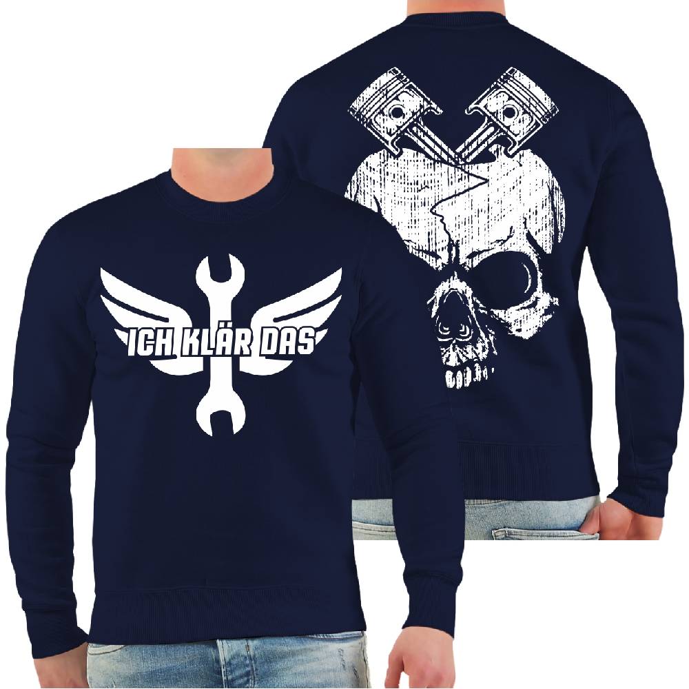 Spass Kostet Männer Sweatshirt Schrauber Ich klär das