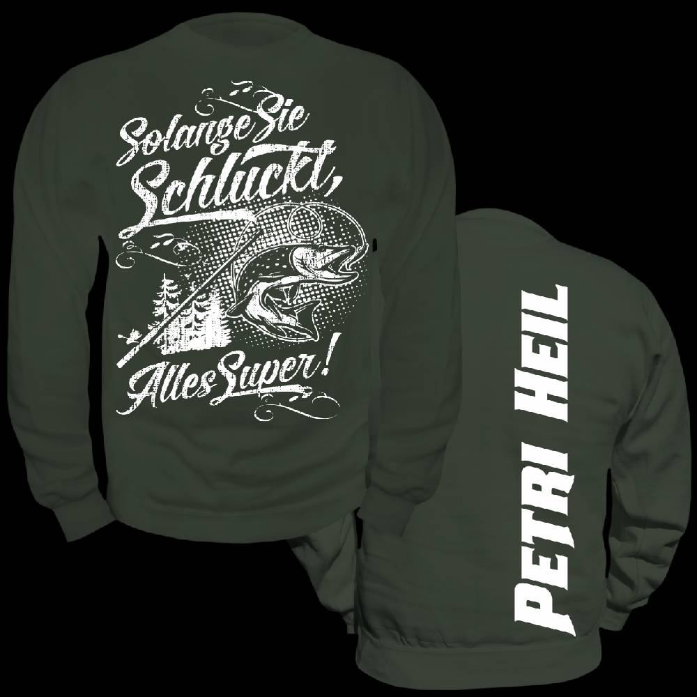 Spass Kostet Männer Sweatshirt Solange Sie schluckt