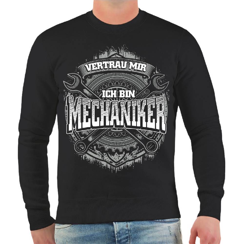 Spass Kostet Männer Sweatshirt Vertrau mir ich bin Mechaniker