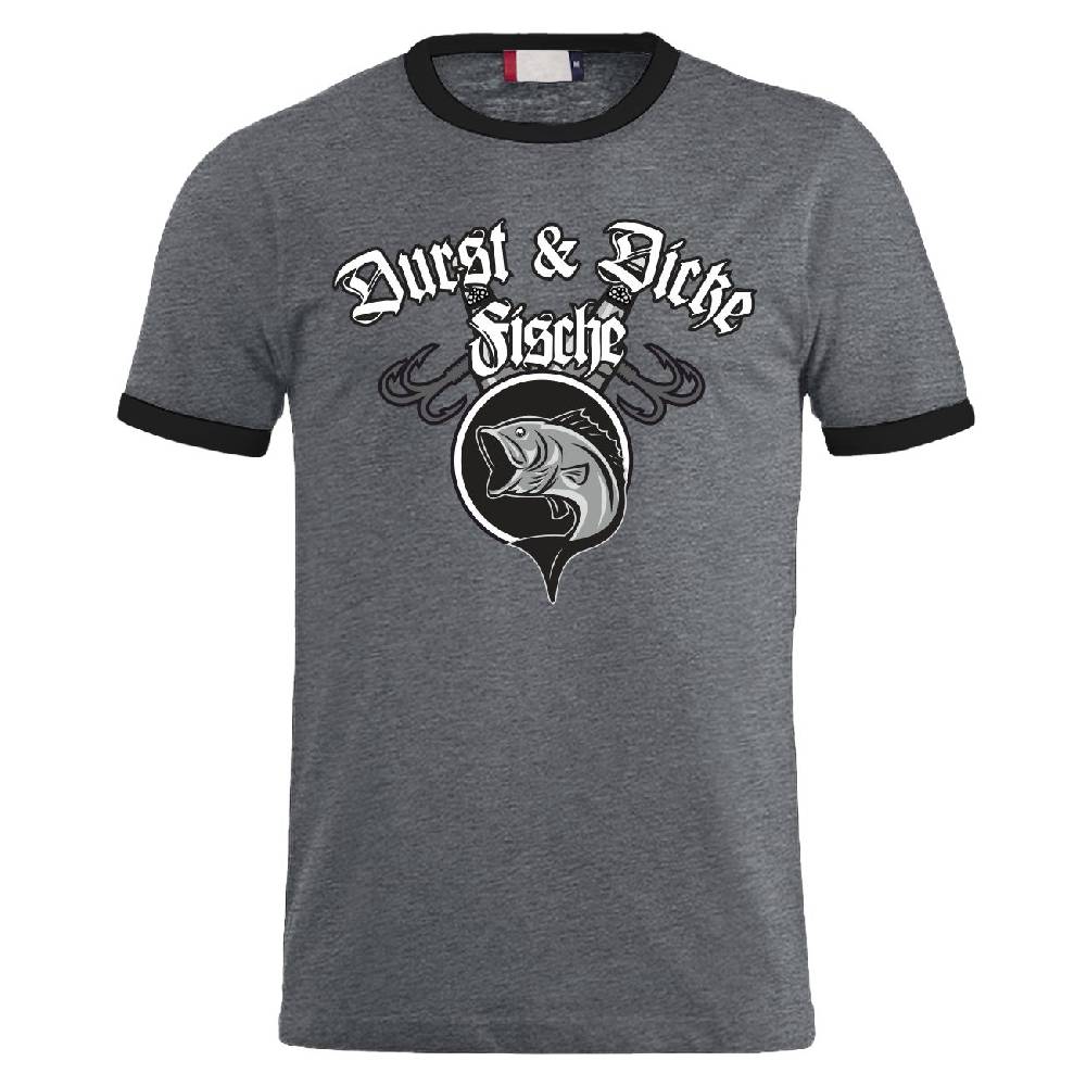 Spass Kostet Männer T-Shirt Angler Motiv Durst und Dicke Fische S bis XXL